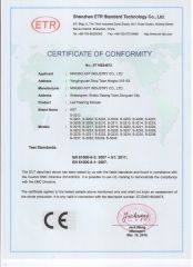 CE of led flashing module certificate of Dongguan AST Industry Co., Ltd. – certificate photo, supplier certificates section