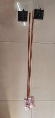 PVC BASE COPPER BONDED LIGHTNING ARRESTOR ROD Length 1 Meter Rated Voltage 9 kV Weight Light Weight Air Rod Height 1 - Hamdule Enterprises