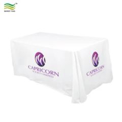 Custom Logo Printing Advertising Table Covers Table Throw with Runner - Image 1