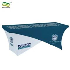 Advertising Custom Printing Polyester Fitted Elastic Table Covers - Image 4
