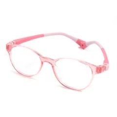 High Quality Crystal Pink Tr90 Kids Best Selling Light Weight Glasses Frames - Image 1