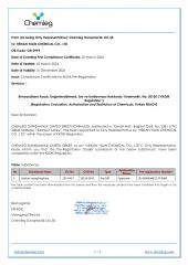 kkdik certificate from HENAN YULIN CHEMICAL CO., LTD.