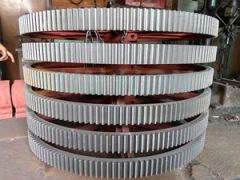 Solid High Quality Paper Machinery Steel Plated Cast Iron Dryer Cylinder Gear - Image 2