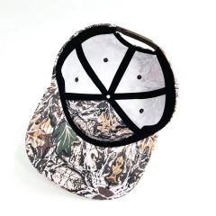 Custom Embroidery Logo Flat Bill Unstructured 5 Panel Cap Cotton Snapback Hats Unstructured Flat Bill Snapback Caps - Image 2