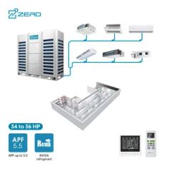 China Manufacturer Zero Brand Industrial Split HVAC System Other Air Conditioning Unit Commercial AC Inverter Vrv Vrf Central Air Conditioner - ZERO TECHNOLOGIES CO., LTD.