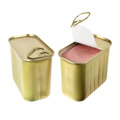 Premium Halal-Certified Ready-to-Eat 340g Linkz Brazilian Canned Chicken Luncheon Meat Tin Packaging - Image 1