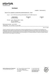 cork stopper certificate from Xiamen Folover Import &Export Co., Ltd.