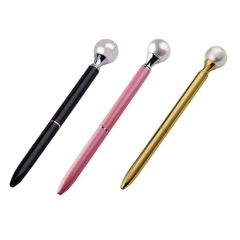 Cute Color Pearls Metal Ballpoint Pen Origin China Trademark OEM Open Style Twist Color Mutlicolor Model NO. OFC105 Point Diameter - Image 2