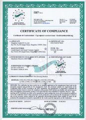 CE certificate from Hangzhou Candid I/E Corp. Ltd.