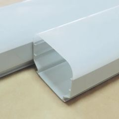 Customization LED Plastic PC Extrusion Diffuser Profile for LED Tube Light Guides - Image 2