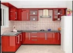 Modern L Shaped Aluminium Modular Kitchen Appearance Modern Material Aluminium Finish Type Polished Door Finishing - Image 6