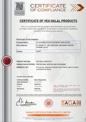 HALAL certificate from Elmotmiz Herbs