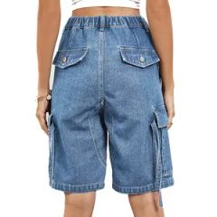 Short Pants Knee-Length OEM Men Denim Shorts Trousers Custom Jean Shorts Pants - Image 6