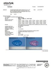Water teether EN71 certificate from Guangdong RoRo Baby Products Co., Ltd.