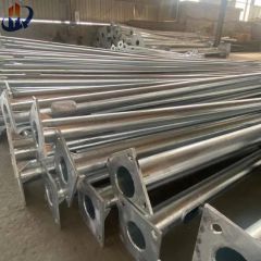 Single Arm 10m 11m 12m Metal Galvanized Steel Used Street Light Pole - Image 4
