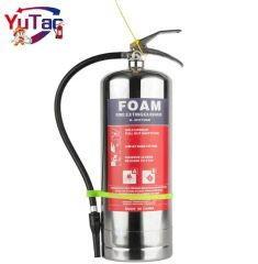 China CE Certification 6 Liter Foam Fire Extinguisher Size 6L Object a B E Shape Cylinder Material Steel Trademark - Zhejiang Yutao Security Technology Co., Ltd.