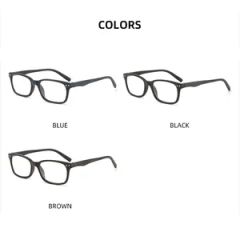Wholesale Newest Hot Sales Anti Blue Light Blocking Eyewear Square Frames Eyeglasses Men Reading Glasses - Image 4