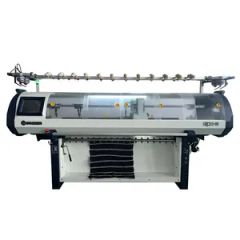 Blue Jacquard Machine Raschel Blanket Computerized Flat Knitting Machine with CE ISO - Image 1