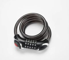 Cable Lock Combination Bicycle Lock Factory Price Color Black Brand Naibao Trademark Nurbo Model NO. SL5010 HS Code - Image 2