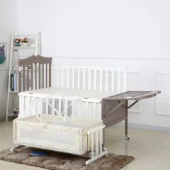 Easy Assemble Functional Convertible Baby Rocker Bed Crib MOQ 100 Logo Yes Sample Yes OEM/ODM Yes Swing Swing Style - Image 4