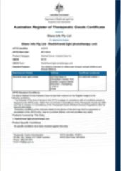 TGA certificate from Shenzhen Creek Technology Co., Ltd.
