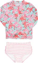 Baby Upf 50+ Zipper Rash Guard Swimsuit Set - Image 3