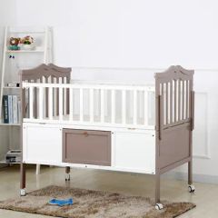 Easy Assemble Functional Convertible Baby Rocker Bed Crib MOQ 100 Logo Yes Sample Yes OEM/ODM Yes Swing Swing Style - Image 3