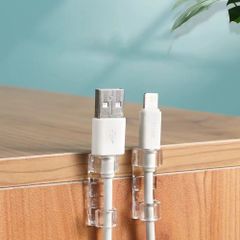 Plastic Transparent 20 pcs CORD WIRE CABLE CLIPS Size 4 mm Color Transparent Clip Material Plastic Material BPA Free - Image 5