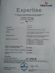 CE0700 for dual band repeater certificate from Shenzhen Etenda Technology Limited