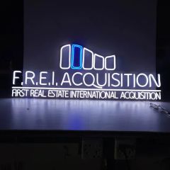 Custom Outdoor Illuminated Acrylic Neon Light Advertising LED Neon Sign - Image 1