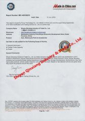 TUV Certification certificate from Shiyan Qinxiang Industry & Trade Co., Ltd.