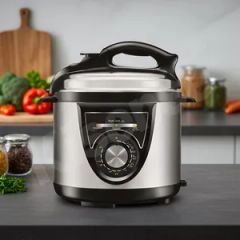 Electric Smart Pressure Cooker 3-12L Capacity - Multi-Function Appliance with Quick-Pressure Build-up and Even Heat Distribution Technology - Image 2