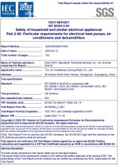 CB certificate from Foshan Iclima Technology Co., Ltd.
