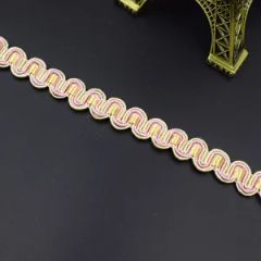 Weaving Sewing Craft Braid Trim Lace Webbing Size 10mm Style Trimming Pattern Stripes Origin Guangzhou Technics Knitted Trademark - Image 5