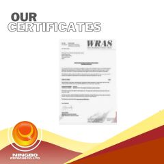 WRAS Certificate certificate from Ningbo Ezfocus Co., Ltd.