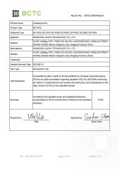 Caulking tool kit certificate from Hangzhou Hachi Technology Co., Ltd.