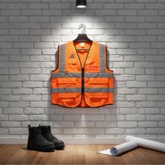 Anti Static Reflective Vest with Logo Traffic and Construction Reflective Vest Thickened and Durable - Henan Kaiwei Protective Equipment Co., Ltd.