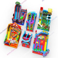 Outdoor Inflatable Obstacle Course Bouncer House Inflatable Bounce Playground - Image 2