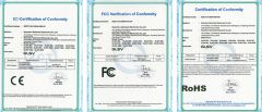 Certificate certificate from Yancheng Yunqian Apparel Co.,Ltd