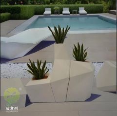 European Style Country Style Fiberglass Flower Pots - Image 1