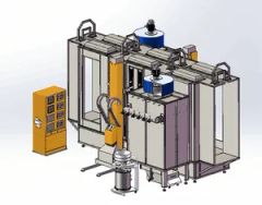 COLO-S-0825 Auto Powder Coating Booth 12M 15D Shipping Condition New Coating Powder Trademark COLO Origin Zhejiang Warranty 12 Moths - Image 3