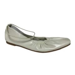 Comfy Beige Leather Ballerinas Elastic Lady Flats Shoes - LC UNITE CO., LTD