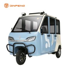 Factory Price Enclosed Rainproof Motor 1000W 3 Wheel Mini Car Closed Cabin Tricycle Electric Rickshaw Tricycle for Passenger Famil - Jiangsu Jinpeng Group Co., Ltd.