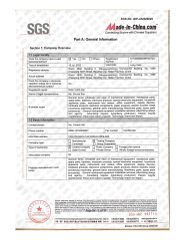 sgs certificate from Landsem Baoding Import and Export Trading Co., Ltd.