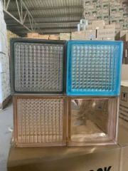 Art Glass Colored and Clear Glass Blocks - Image 1