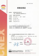EX dII certificate from Anhui Wannan Electric Machine Co., Ltd.
