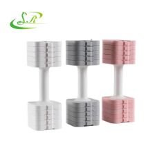 Home Gym Fitness 1-5kg Adjustable Weight ABS Square Dumbbell Set - Image 4