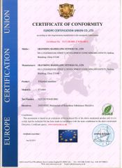 RoHS CERTIFICATE OF ELLIPTICAL certificate from Shandong Baodelong Fitness Co., Ltd.