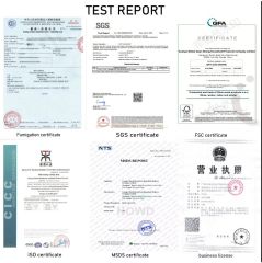 Certification certificate from Guangxi Bobai Quansheng Household Products Co., Ltd.