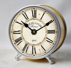 Metal Iron Alarm Home Decor Table Clock Desktop Clocks - Image 2
